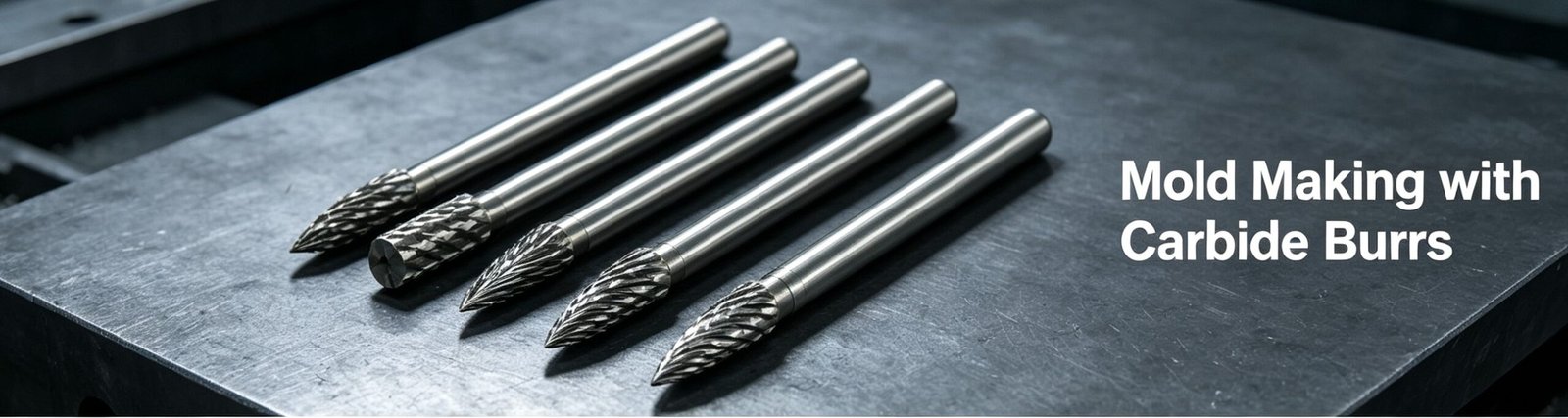 mold making with carbide burrs